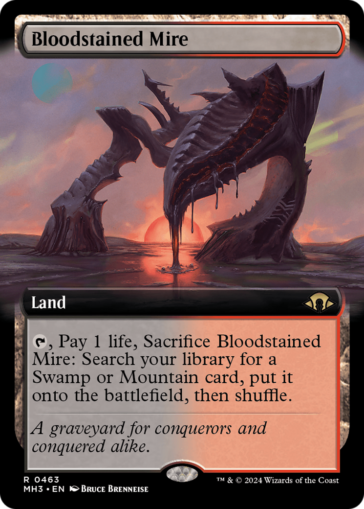 Bloodstained Mire (Extended Art) [Modern Horizons 3] | Game Master's Emporium (The New GME)