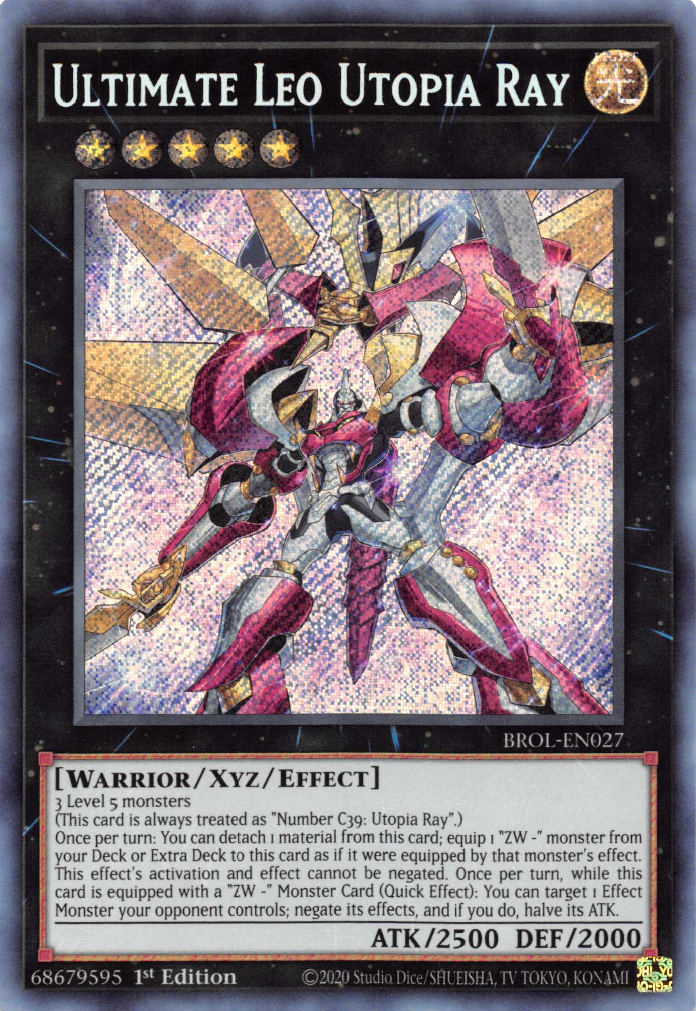 Ultimate Leo Utopia Ray [BROL-EN027] Secret Rare | Game Master's Emporium (The New GME)