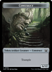 Phyrexian Golem // Construct Double-Sided Token [March of the Machine Commander Tokens] | Game Master's Emporium (The New GME)