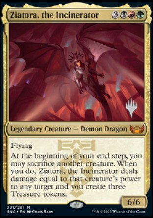 Ziatora, the Incinerator (Promo Pack) [Streets of New Capenna Promos] | Game Master's Emporium (The New GME)