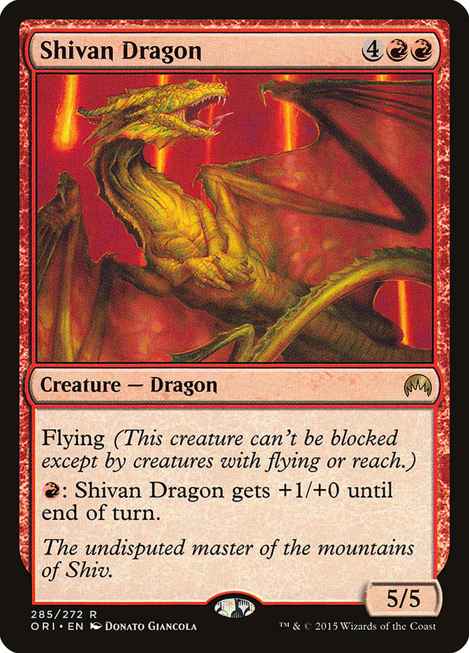 Shivan Dragon [Magic Origins] | Game Master's Emporium (The New GME)