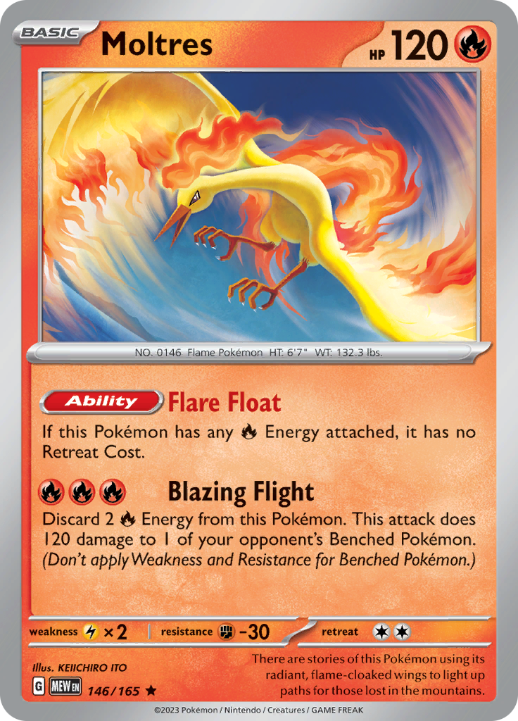 Moltres (146/165) [Scarlet & Violet: 151] | Game Master's Emporium (The New GME)