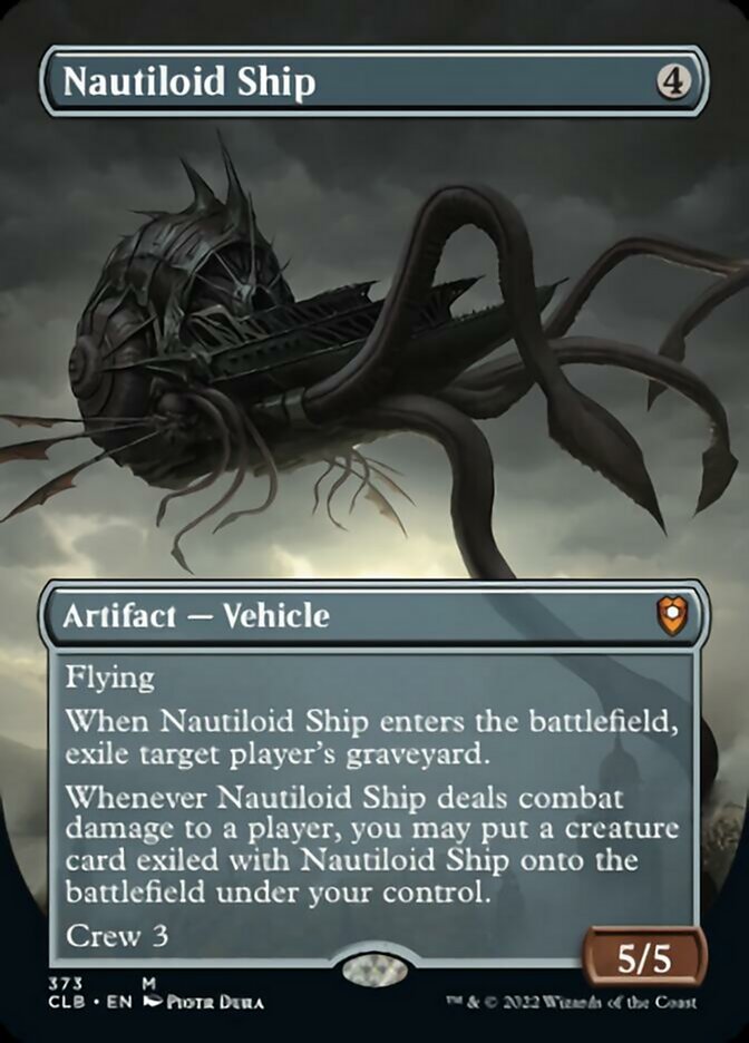 Nautiloid Ship (Borderless Alternate Art) [Commander Legends: Battle for Baldur's Gate] | Game Master's Emporium (The New GME)