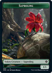 Saproling // Soldier Double-Sided Token [Starter Commander Decks] | Game Master's Emporium (The New GME)