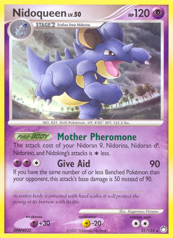 Nidoqueen (31/123) [Diamond & Pearl: Mysterious Treasures] | Game Master's Emporium (The New GME)