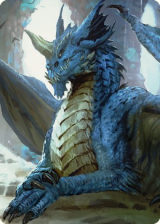 Young Blue Dragon Art Card [Commander Legends: Battle for Baldur's Gate Art Series] | Game Master's Emporium (The New GME)