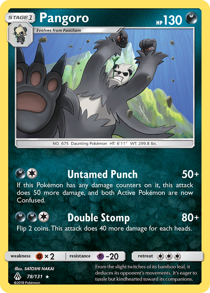 Pangoro (78/131) [Sun & Moon: Forbidden Light] | Game Master's Emporium (The New GME)