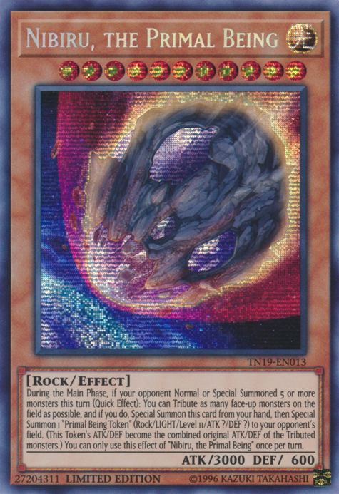 Nibiru, the Primal Being [TN19-EN013] Prismatic Secret Rare | Game Master's Emporium (The New GME)