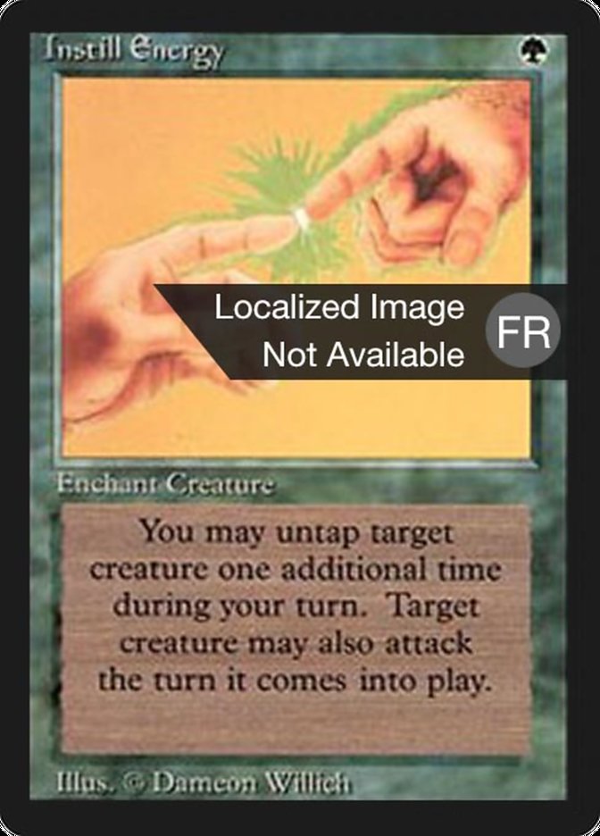 Instill Energy [Foreign Black Border] | Game Master's Emporium (The New GME)