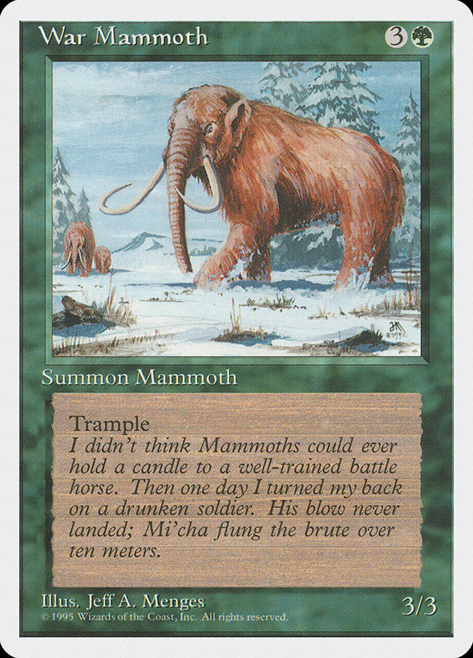 War Mammoth [Fourth Edition] | Game Master's Emporium (The New GME)
