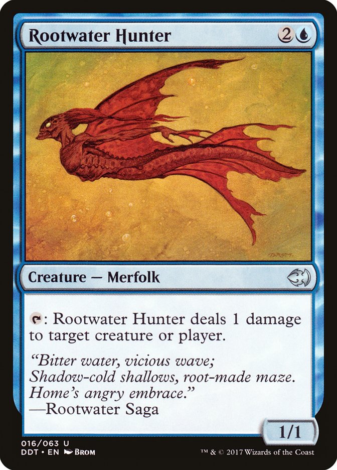 Rootwater Hunter [Duel Decks: Merfolk vs. Goblins] | Game Master's Emporium (The New GME)