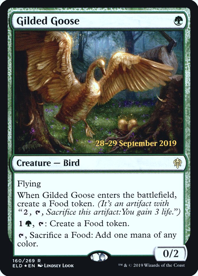 Gilded Goose [Throne of Eldraine Prerelease Promos] | Game Master's Emporium (The New GME)