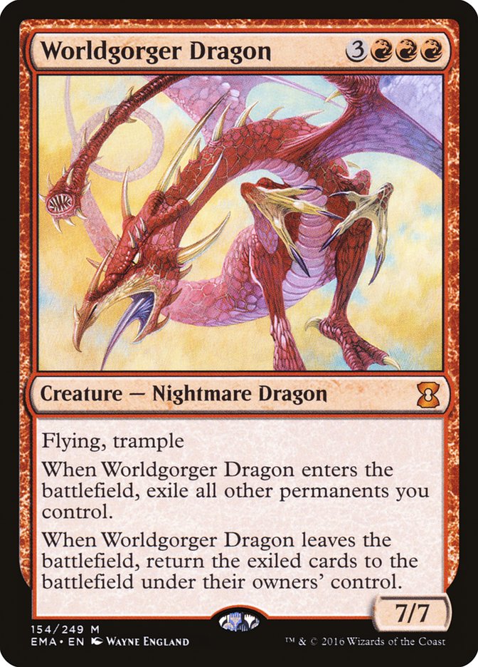 Worldgorger Dragon [Eternal Masters] | Game Master's Emporium (The New GME)