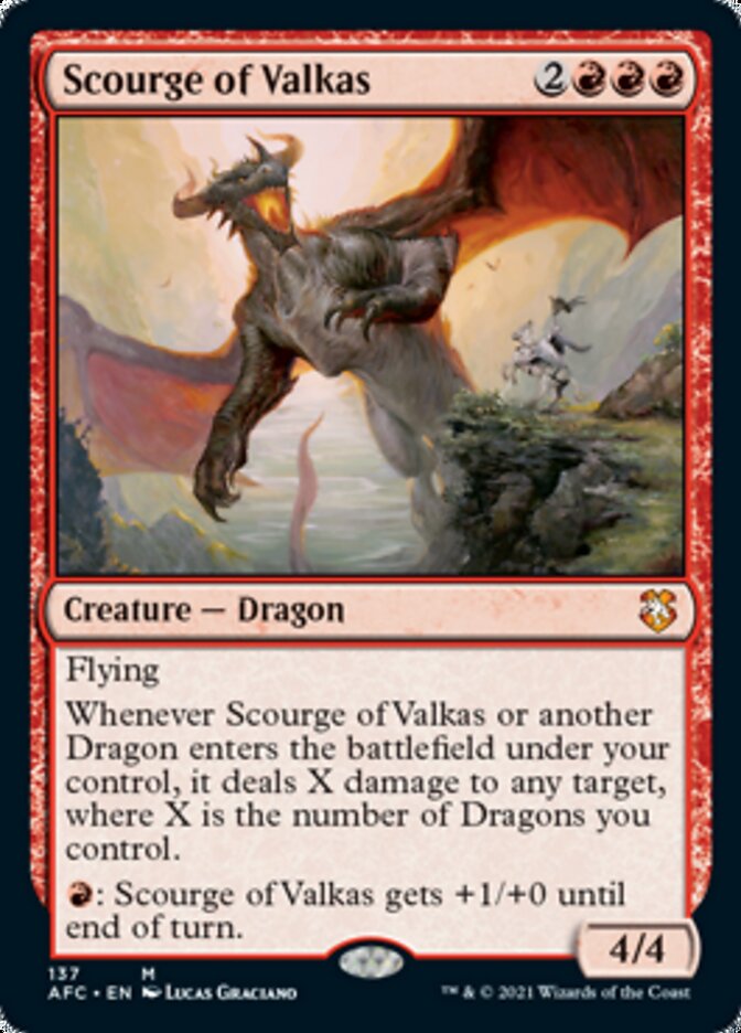 Scourge of Valkas [Dungeons & Dragons: Adventures in the Forgotten Realms Commander] | Game Master's Emporium (The New GME)