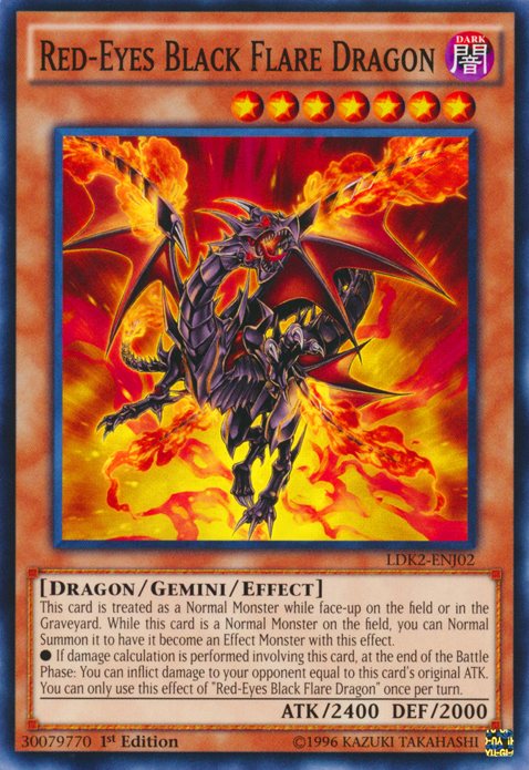 Red-Eyes Black Flare Dragon [LDK2-ENJ02] Common | Game Master's Emporium (The New GME)