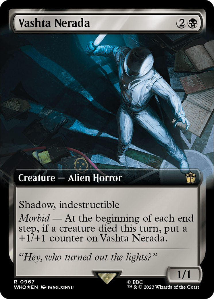 Vashta Nerada (Extended Art) (Surge Foil) [Doctor Who] | Game Master's Emporium (The New GME)