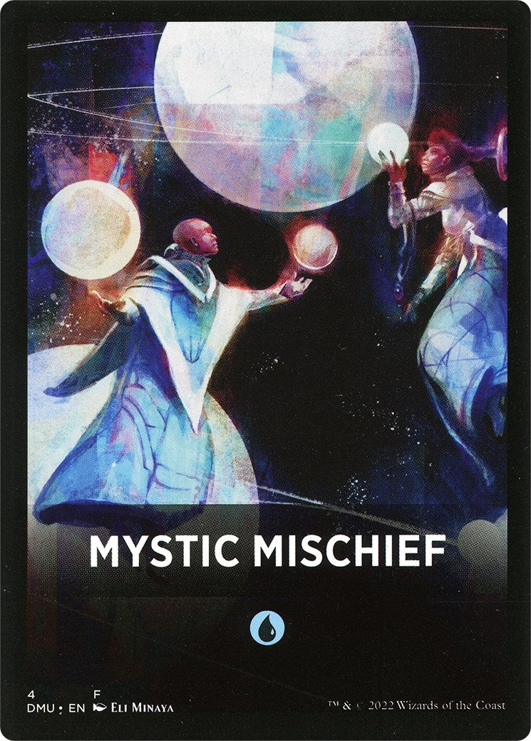 Mystic Mischief Theme Card [Dominaria United Tokens] | Game Master's Emporium (The New GME)