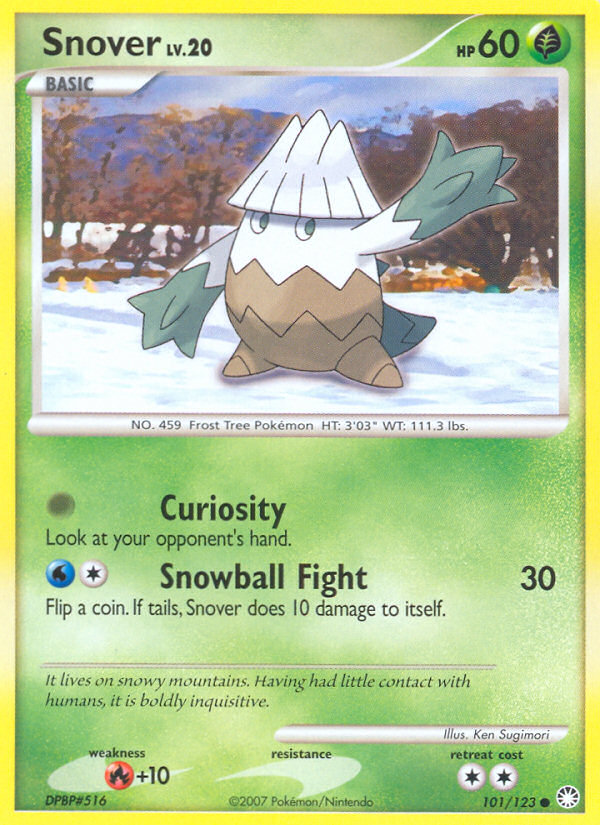 Snover (101/123) [Diamond & Pearl: Mysterious Treasures] | Game Master's Emporium (The New GME)