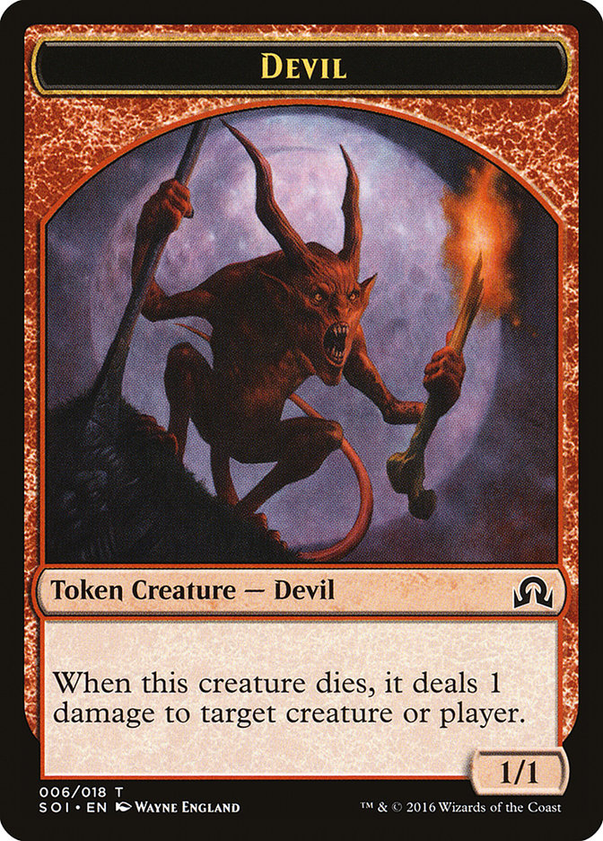 Devil Token [Shadows over Innistrad Tokens] | Game Master's Emporium (The New GME)