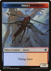 Drake // Insect (018) Double-Sided Token [Commander 2020 Tokens] | Game Master's Emporium (The New GME)