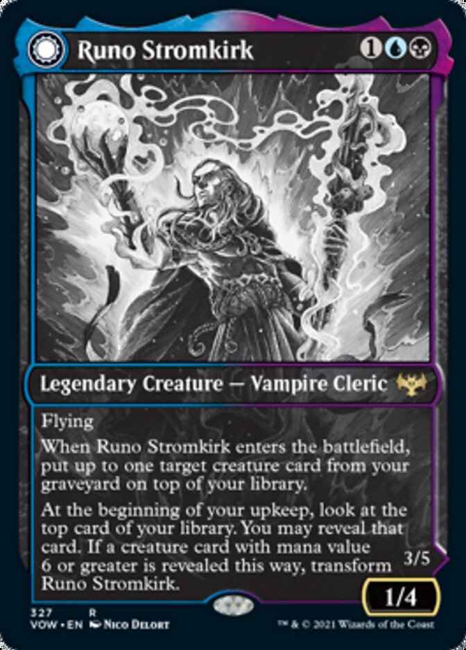 Runo Stromkirk // Krothuss, Lord of the Deep (Showcase Eternal Night) [Innistrad: Crimson Vow] | Game Master's Emporium (The New GME)