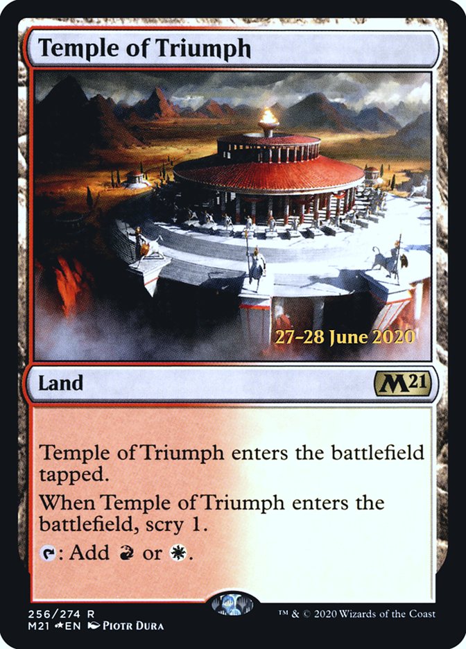 Temple of Triumph [Core Set 2021 Prerelease Promos] | Game Master's Emporium (The New GME)