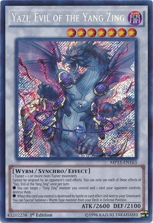 Yazi, Evil of the Yang Zing [MP15-EN163] Secret Rare | Game Master's Emporium (The New GME)