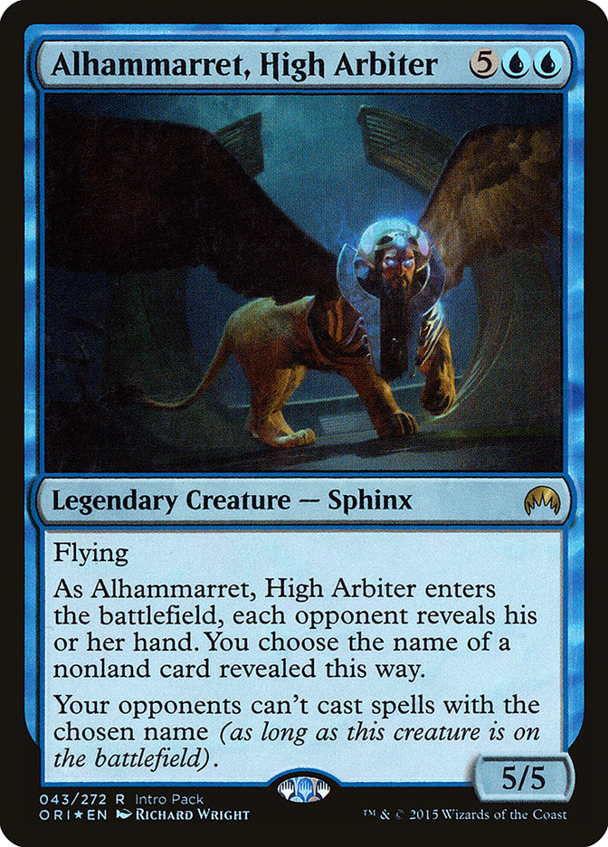 Alhammarret, High Arbiter (Intro Pack) [Magic Origins Promos] | Game Master's Emporium (The New GME)