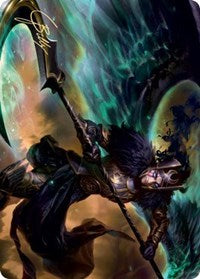 Vengeful Reaper Art Card (Gold-Stamped Signature) [Kaldheim Art Series] | Game Master's Emporium (The New GME)