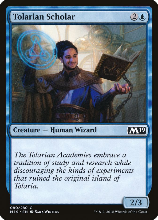 Tolarian Scholar [Core Set 2019] | Game Master's Emporium (The New GME)