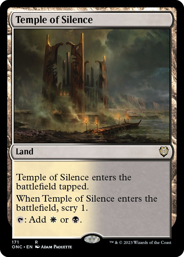 Temple of Silence [Phyrexia: All Will Be One Commander] | Game Master's Emporium (The New GME)