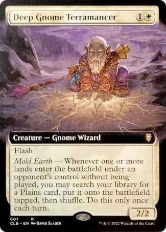 Deep Gnome Terramancer (Extended Art) [Commander Legends: Battle for Baldur's Gate] | Game Master's Emporium (The New GME)