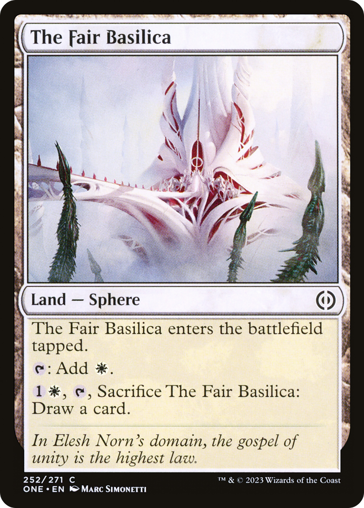 The Fair Basilica [Phyrexia: All Will Be One] | Game Master's Emporium (The New GME)