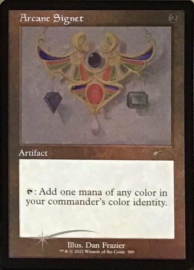 Arcane Signet (Retro) (Foil Etched) [Secret Lair Drop Promos] | Game Master's Emporium (The New GME)