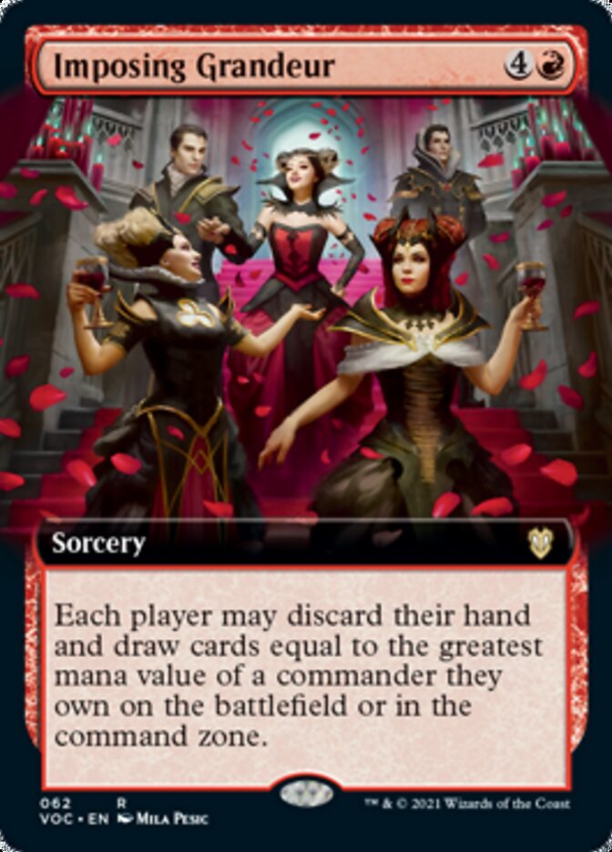 Imposing Grandeur (Extended Art) [Innistrad: Crimson Vow Commander] | Game Master's Emporium (The New GME)