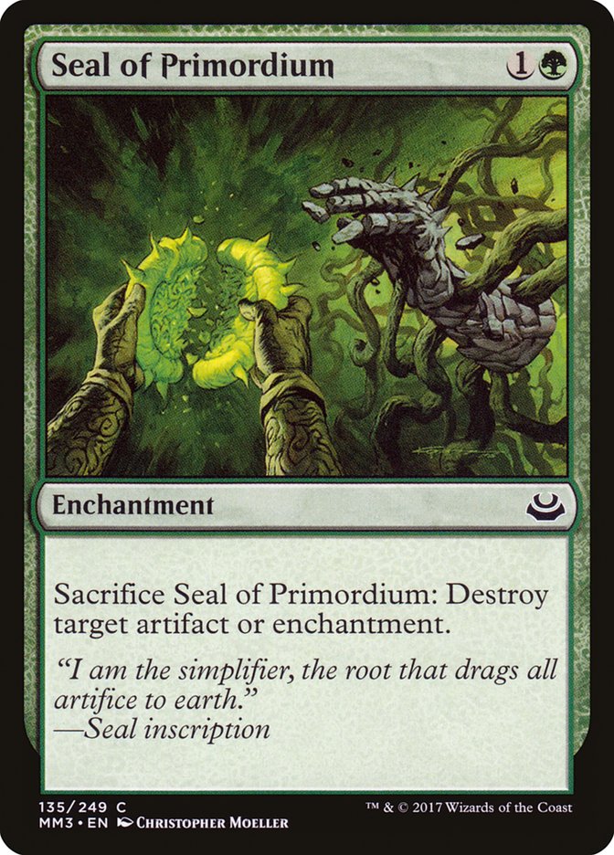 Seal of Primordium [Modern Masters 2017] | Game Master's Emporium (The New GME)