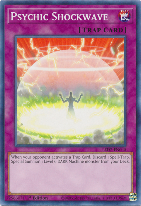 Psychic Shockwave [LED7-EN045] Common | Game Master's Emporium (The New GME)