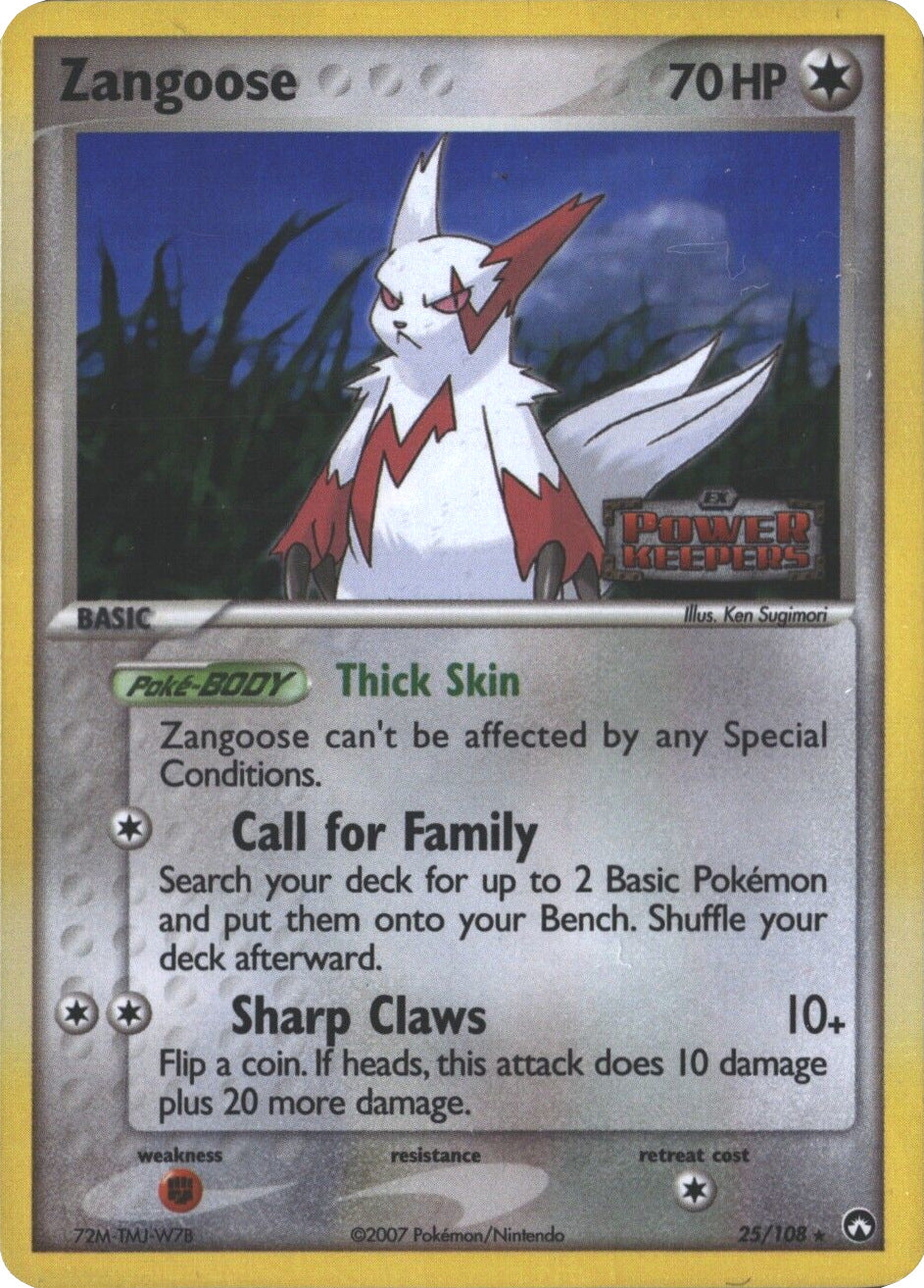 Zangoose (25/108) (Stamped) [EX: Power Keepers] | Game Master's Emporium (The New GME)