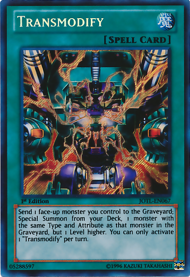 Transmodify [JOTL-EN067] Secret Rare | Game Master's Emporium (The New GME)