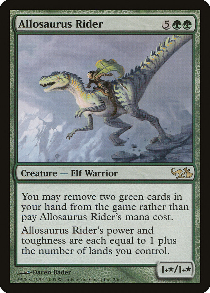 Allosaurus Rider [Duel Decks: Elves vs. Goblins] | Game Master's Emporium (The New GME)