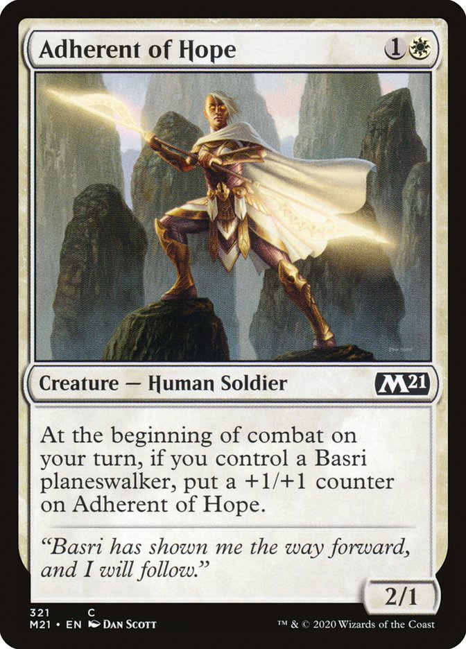 Adherent of Hope [Core Set 2021] | Game Master's Emporium (The New GME)