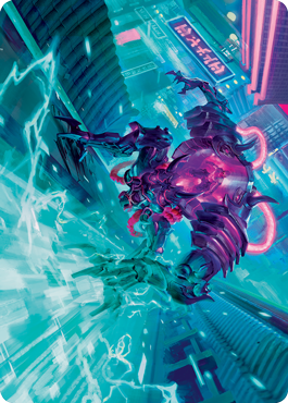 Surgehacker Mech Art Card [Kamigawa: Neon Dynasty Art Series] | Game Master's Emporium (The New GME)