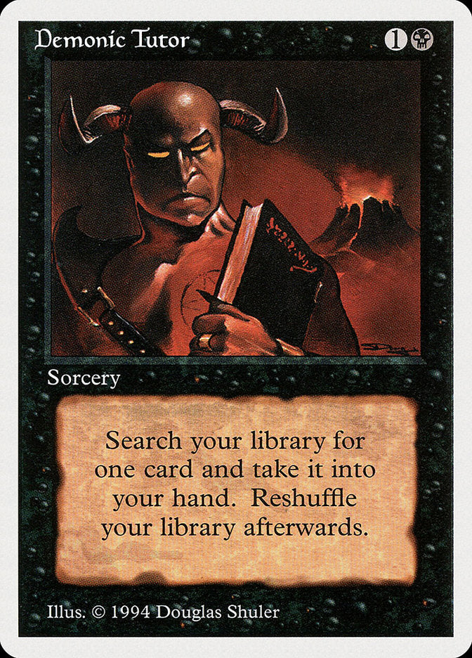 Demonic Tutor [Summer Magic / Edgar] | Game Master's Emporium (The New GME)