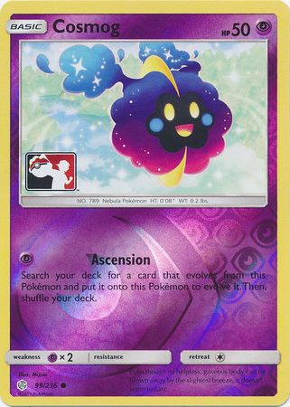 Cosmog (99/236) (Pokemon Club Special Print) [Sun & Moon: Cosmic Eclipse] | Game Master's Emporium (The New GME)