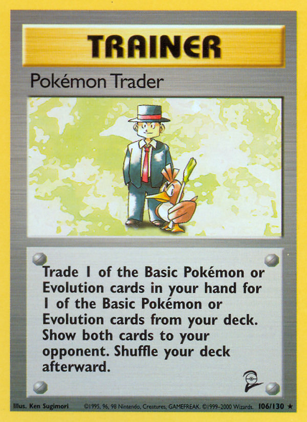 Pokemon Trader (106/130) [Base Set 2] | Game Master's Emporium (The New GME)