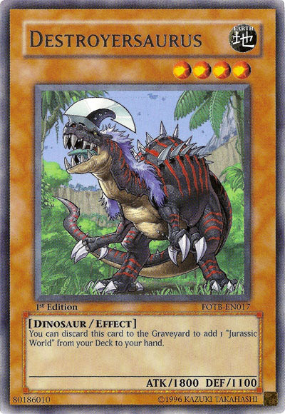 Destroyersaurus [FOTB-EN017] Rare | Game Master's Emporium (The New GME)