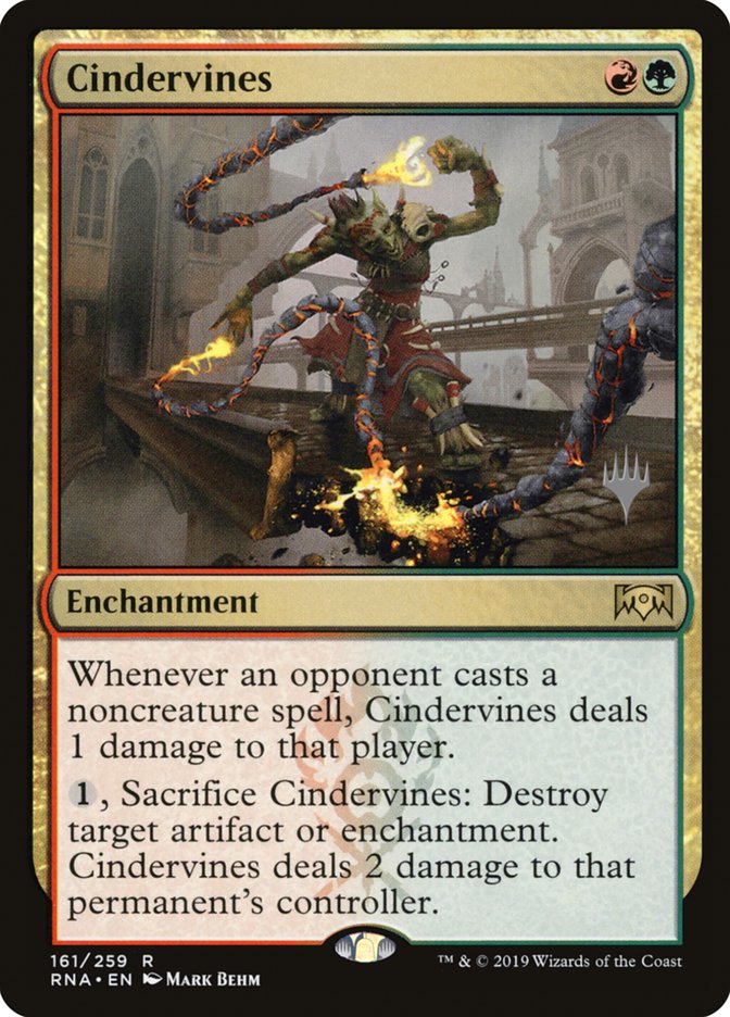 Cindervines (Promo Pack) [Ravnica Allegiance Promos] | Game Master's Emporium (The New GME)