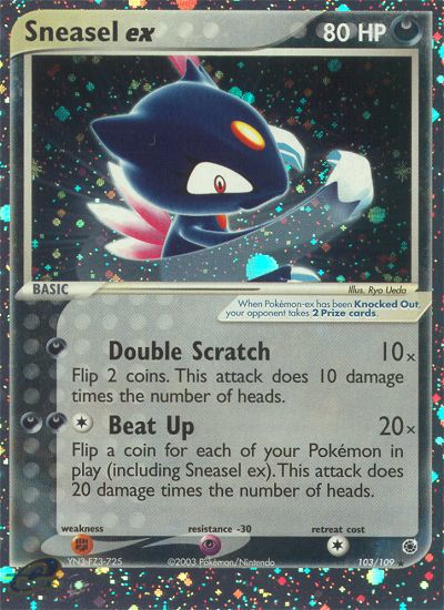 Sneasel ex (103/109) [EX: Ruby & Sapphire] | Game Master's Emporium (The New GME)