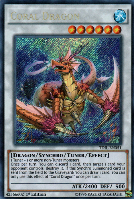 Coral Dragon [TDIL-EN051] Secret Rare | Game Master's Emporium (The New GME)