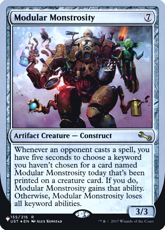Modular Monstrosity (Unfinity Foil Edition) [The List] | Game Master's Emporium (The New GME)